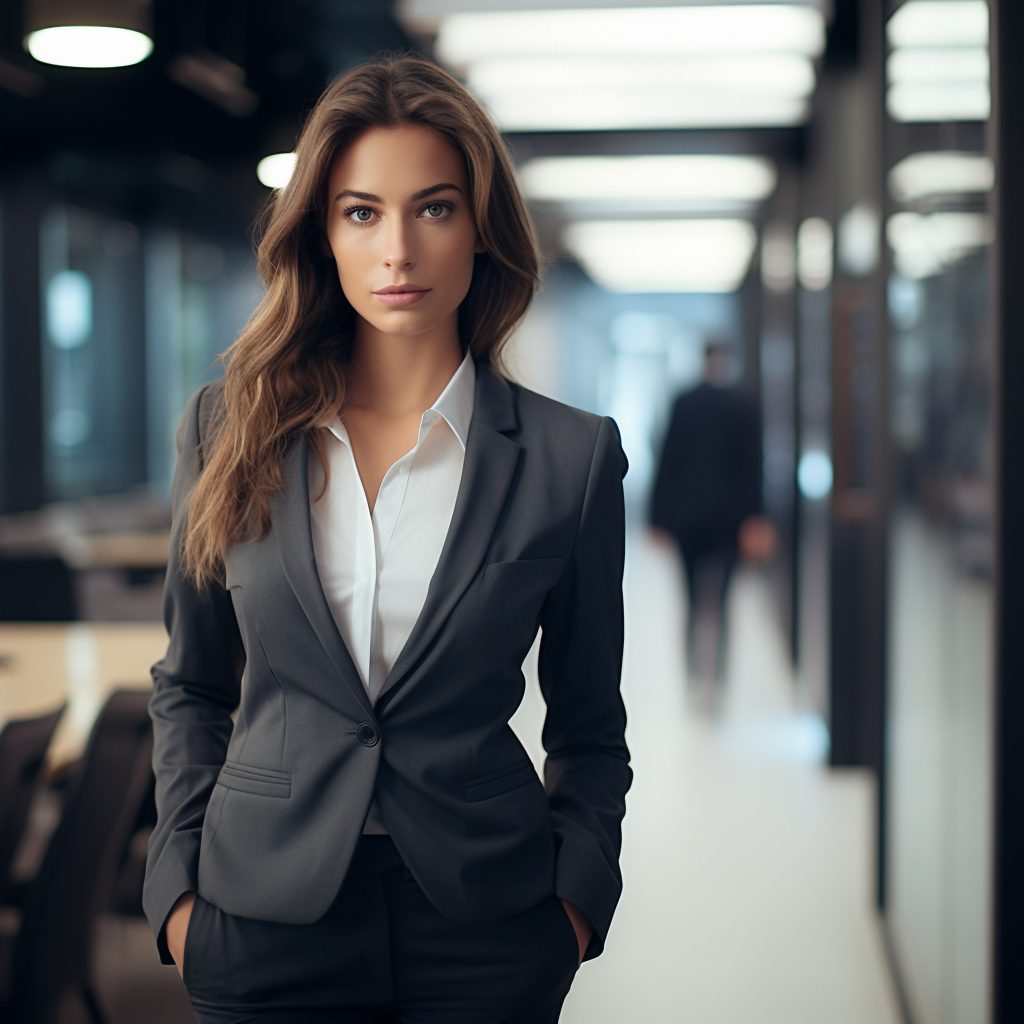 Retrato profesional agente inmobiliaria